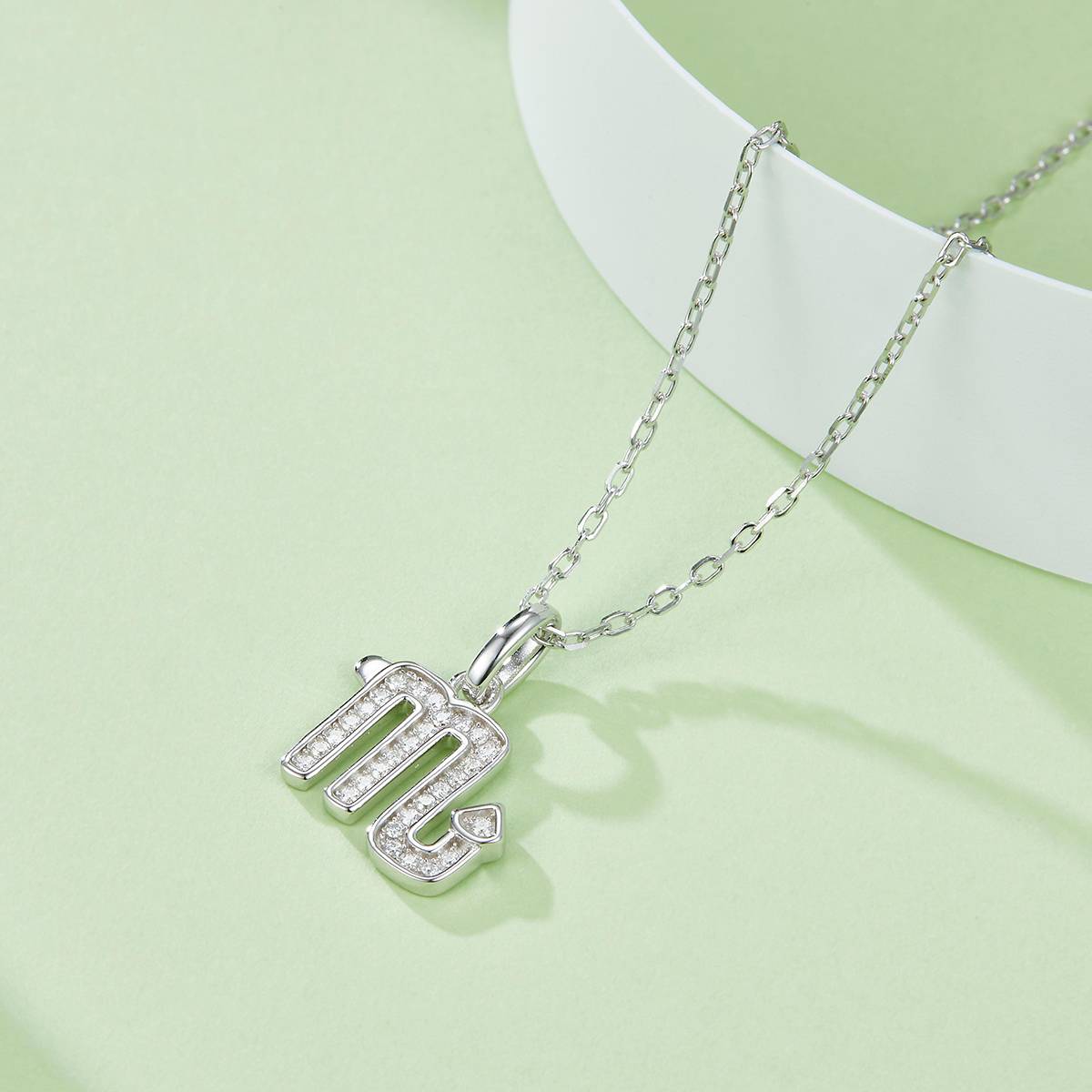 Scorpio Moissanite Necklace from the Twelve Constellations Series